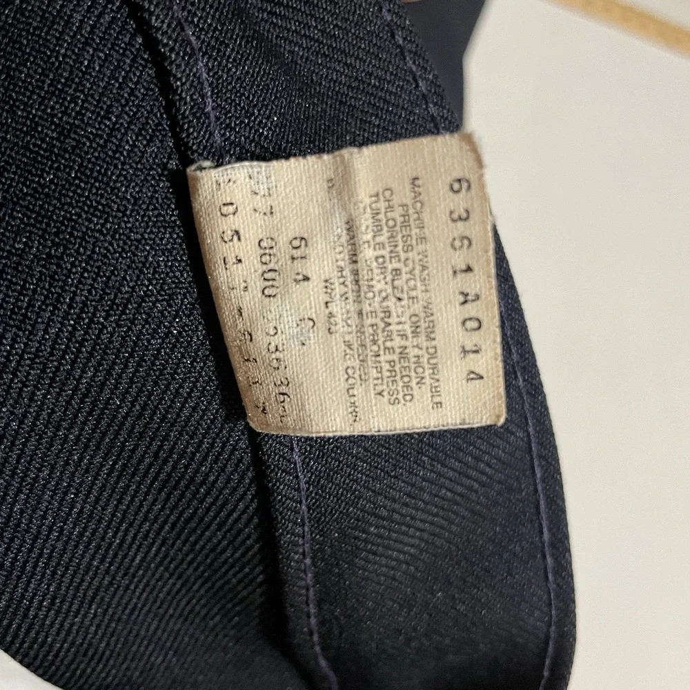 Vintage Levi's Mens Pants 33 X 26 Navy Blue Dacron Polyester Permanent Press